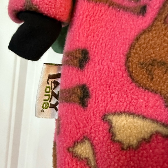 4/$25 • Lazy One Fleece “Don’t Moose With Me” Footed Sleeper - Picture 3 of 5